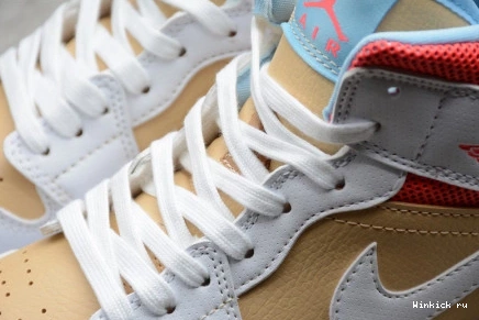 SE AIR - MID JORDAN 1 (W) SESAME 0726